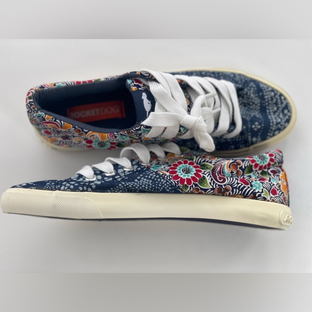 Rocket Dog Floral Multicolor Sneakers 7.5 - Picture 5 of 7